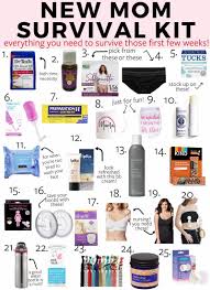 New Mom Survival Kit 25 Expert Items For Post Delivery Paisley Sparrow Mom Survival Kit New Mom Survival Kit Mommy Survival Kit