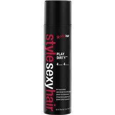 Our pomade, wax and salt texturizing spray each offer an excellent hold, whilst consisting of all natural products which are great for your hair and your skin. Style Sexy Hair Play Dirty Dry Wax Spray Von Sexy Hair Parfumdreams