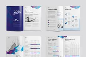 The template was designed in a4 size. Crysta Annual Report Professional Business Cards Templates Report Design Template Business Report Design Templates