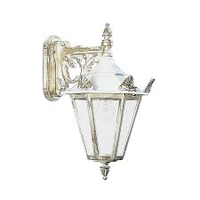 Albert 1807 Aussenwandleuchte Weiss Gold Aussenleuchte Bewegungsmelder Aussenwandleuchte Bodeneinbaustrahler