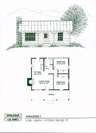 Find garage apartments, simple cabins w/photos, small guest cottages see 124 matching plans. Hiwassee I 2 Bed 1 Bath 1 Story 780 Sq Ft Appalachian Log Timber Homes Hybrid Home Floor Plan Cabin Floor Plans Log Cabin Plans Log Home Floor Plans