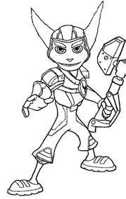 Wlacz drukarke i kliknij „wydrukuj rysunek. Kolorowanki Kolorowanki Ratchet Clank Do Druku Dla Dzieci I Doroslych