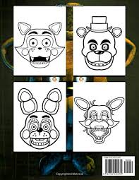 Fnaf toy foxy coloring page from five nights at freddy's category. Five Nights At Freddy S Coloring Book 50 Coloring Pages Fnaf For Kids And Teens Wilshere Catlyn Amazon De Bucher