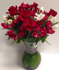 Anyway you combine silver and irises shows that you have. Valentine Bouquet Anniversary Flowers Red Roses 25th Anniversary Arrangement Anniversary Flowers Fresh Flowers Arrangements Flower Arrangements