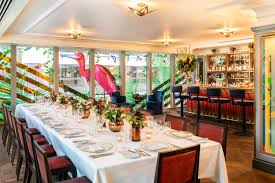 Natural daylight floods both rooms, whilst the walls are adorned with an eclectic collection of colourful prints and artwork referencing local landmarks and topography. Private Dining In Liverpool Street City Of London The Ivy City Garden