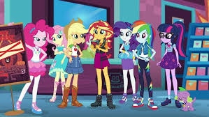 With My Friends Mlp Twilight Sparkle Applejack Fluttershy Rarity Pinkiepie Rainbowdash Sun My Little Pony Characters Sunset Shimmer Equestria Girls