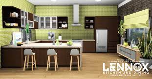 A zip file that contains the render, the pack art, the logo and the icon of the pack. Simsational Designs Lennox Kitchen And Dining Set