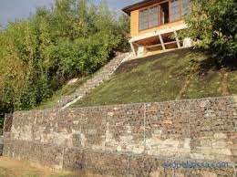 Müstakil ev temeli i dolgu temel nasıl yapılır i taş çıkan yere temel yapmak i köy evi temeli nasıl. Bodrum Katinda Ve Terasi Ile Yamacta Evler Insaat Projeleri Nasil Yapilir Fotograf