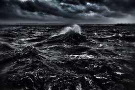 dark ocean | Free Images] Nature, Sea / Ocean, Dark Clouds ...