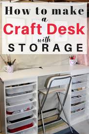 ‪Amazing Ikea Craft Table Hack - made out of 2 Storage Shelves‬‏
