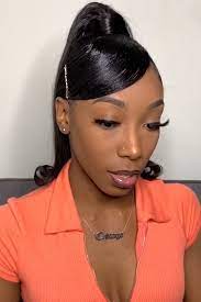 The 90s Flipped Ponytail Is Here Step By Step Tutorial African American Hairstyle Videos Aahv In 2021 Hair Ponytail Styles High Ponytail Hairstyles Flipped Ponytail