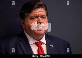 Illinois Gov. JB Pritzker attends for Wadea Al-Fayoume's funeral prayer at  Mosque Foundation in Bridgeview, Ill., Monday, Oct. 16, 2023. An Illinois  landlord accused of fatally stabbing the 6-year-old Muslim boy and