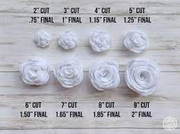 The cricut blue light grip mat is the best option for paper and the green standard grip mat is ideal for cardstock. Your Guide To The Perfect Size Rolled Felt Flower Happily Ever After Etc