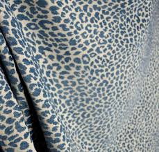 M9818 Delft Chenille Animal Print Blue Upholstery Fabric Burch Animal Print Upholstery Upholstery Fabric Animal Print Fabric