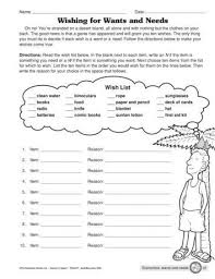 Wants Vs Needs Worksheet Wishing For Wants And Needs Lesson Plans The Mailbox In 2020 Financial Literacy Worksheets Girl Scout Leader Girl Scout Activities