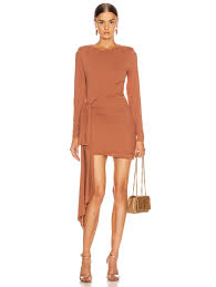 Atoir Enemy Lines Dress In Cocoa Fwrd High Fashion Dresses Fashion Elegant Cocktail Dress