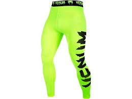 Venum Giant Dry Tech Mma Compression Spats 2xl Neon Yellow Black