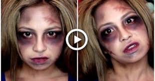 Simple Easy Halloween Makeup Zombie Walking Dead Person Look Halloween Makeup Easy Kids Zombie Makeup Zombie Halloween Makeup