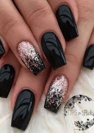 Pink Black And Glitter Nails Nails Pink Black Glitter 47 Ideas Nail Designs Cute Nails Nails
