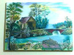 Art Scenery Paintings Have fun with crayons while also improving your line drawing. art scenery paintings
