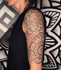 Flower Of Life Mix Mandala In 2021 Mandala Tattoo Design Flower And Mandala Tattoo Mandala Tattoo