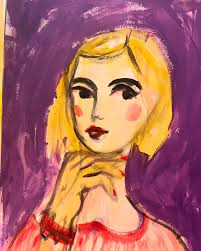 New painting .. happy weekend, friends 💚#oilpainting #portrait  #art#face#woman #modernart