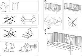Ikea bett meldal in niedersachsen ebay kleinanzeigen just look for any product in the search bar above and find its assembly instruction available on the product page for you to download as a pdf. Ikea Meldal Daybed Frame Twin Assembly Instruction