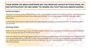 Even the weather can affect transit times and slow down the delivery process. Out Of Stock Items Zalora Singapore