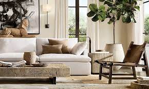 rooms rh restoration hardware living room home decor oak furniture suspended bathroom cabinets