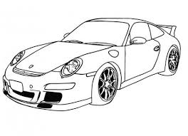 The logos and other designs on the cars can be painted in. Racing Car Porsche Ready To Race Coloring Page Cars Coloring Pages Race Car Coloring Pages Truck Coloring Pages