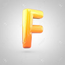 Sometimes, that becomes even more imp. Glossy Orange And Yellow Gradient Paint Alphabet Letter F Uppercase 3d Render Of Bubble Twisted Font With Glint Isolated On White Background Stock Photo Picture And Royalty Free Image Image 76686855