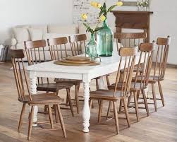Distressed White Table Natural Wood Chairs Magnolia Home Farmhouse Dining Room Rugs Dining Room Sets Farmhouse Dining Farmhouse Dining Room Table