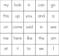 5 x 5 (25 spaces) paper size: Sight Word Games Bingo Sight Words Reading Writing Spelling Worksheets