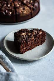 Vegan Chocolate Pear Cake The Best Vegan Christmas Cake Recipe Healthy Sweets Recipes Vegan Dark Chocolate Desserts