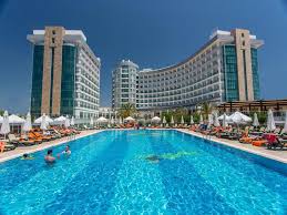 clarification needed located on anatolia's southwest coast bordered by the taurus mountains, antalya is the largest turkish city on the mediterranean coast outside the aegean region with over one million people in its metropolitan area. Hotel Sherwood Exclusive Lara Ubytovanie Lara Antalya Turecko Cestovna Kancelaria Solvex