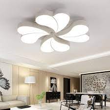 Online Shop Diy Flower Led Ceiling Light Modern Living Room Ceiling Lamps Bedroom In Living Room Ceiling Bedroom False Ceiling Design Ceiling Lamps Living Room