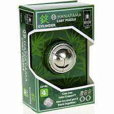 Check spelling or type a new query. University Games Hanayama Level 4 Cast Metal Brain Teaser Puzzle Cylinder Target