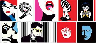 Malika Favre Complete Clean Negative Space Designs Graphic Artist Designer Negative Space Art Graphic Design Art