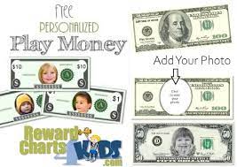 Edit the denomination to whatever sum you want. Free Play Money Printable Template Instant Download