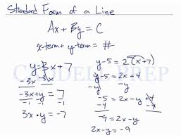 There is a possibility that you've come across this standard form calculator in search of different ways of writing a quadratic equation. Learn Standard Form Of The Equation Of A Line Caddell Prep Online