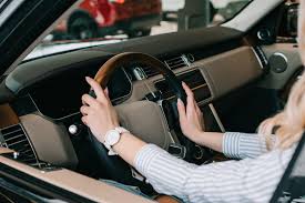 Maybe you would like to learn more about one of these? Cropped View Of Woman Holding Steering Wheel While Sitting In Car Free Stock Photo And Image