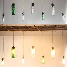 Diy Project Lampe Aus Flaschen Von Truefruitssmoothies Ist Endlich Fertig In Den Kleinen Flaschen Is Lampe Aus Flaschen Flaschenlampe Selbstgemachte Lampen