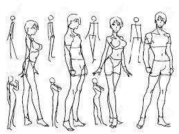 · how to draw a woman body.our site wants you to access our steps on how to draw a woman body. Tutorial Of Drawing A Female Body Drawing The Human Body Step Stock Photo Picture And Royalty Free Image Image 147861014