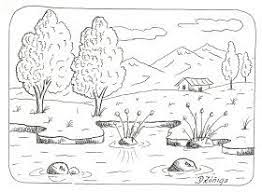 Paisajes Para Colorear Paisajes Para Colorear Paisaje Para Colorear Dibujos Para Colorear Paisajes Dibujos Para Pintar Paisajes