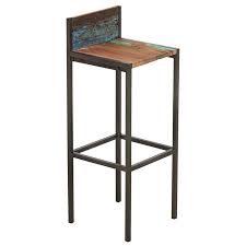 Nous vous proposons des tabourets de bar classiques, vintage, industriels, en bois ou en métal pour tous les types de décoration. Tres Tendance Tabouret De Bar Dossier Urban En Fer Et Bois De Bateau