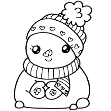 Colorear Dibujos Kawaii De Navidad Dibujos para pintar y colorear gratis. colorear dibujos kawaii de navidad