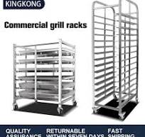 Steel Bakery Trays And Racks Forest Stainless Steel Baking Tray Rack Car  6/12 Layers Baking