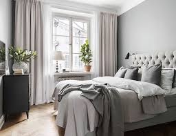 Bedroom With Lots Of Gray And Neutrals Love The Long Curtains Bedding In Tones Of Gray P Home Decor Bedroom Bedroom Interior Grey Bedroom With Pop Of Color
