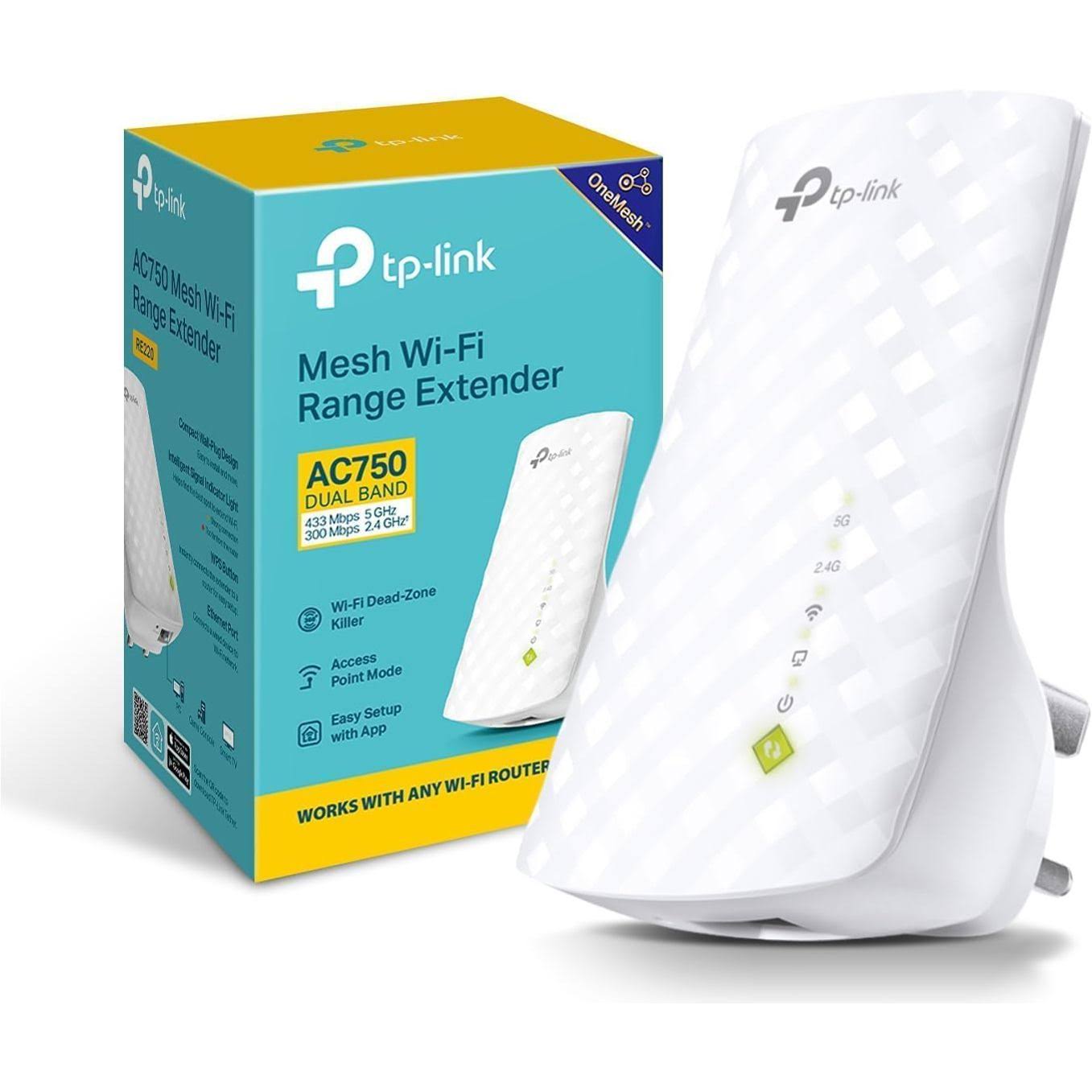 TP-Link RE220 AC750 WiFi Range Extender