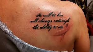 These are their tattoos — and the powerful stories behind them. Survivor Tattoo Quotes Quotesgram